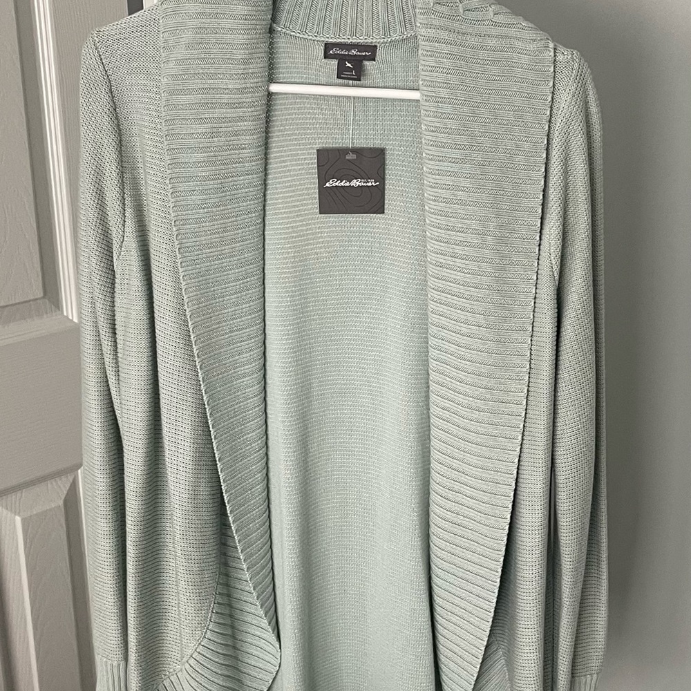 Eddie Bauer Women's Mint Green Sweater
